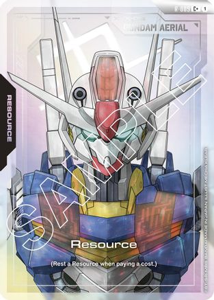 Resource (R-009) (C+) (R-009) Holofoil- Newtype Rising