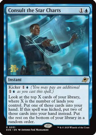 Consult the Star Charts (051) Foil - Prerelease Cards