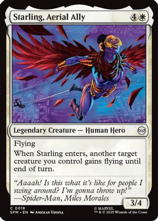 Starling, Aerial Ally (018) Foil - Marvel's Spider-Man