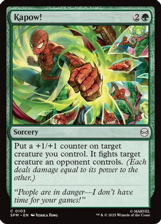 Kapow! (103) Foil - Marvel's Spider-Man
