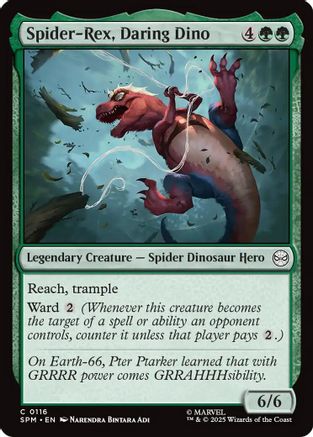 Spider-Rex, Daring Dino (116) Foil - Marvel's Spider-Man