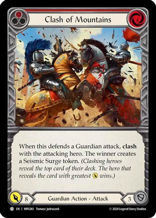 Clash of Mountains (Red) (MPG061) - Mastery Pack Guardian