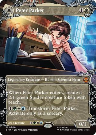 Peter Parker (Borderless) (208) Foil - Marvel's Spider-Man