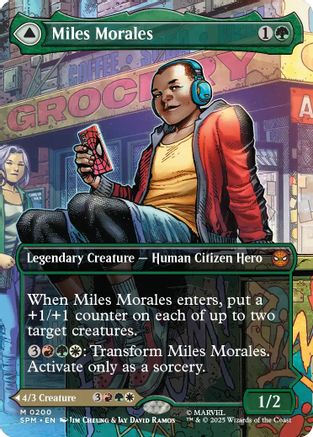 Miles Morales (Borderless) (200) Foil - Marvel's Spider-Man