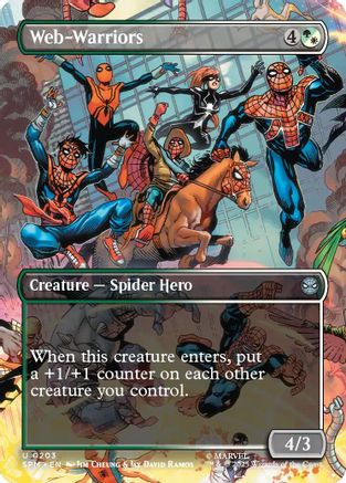 Web-Warriors (Borderless) (203) Foil - Marvel's Spider-Man