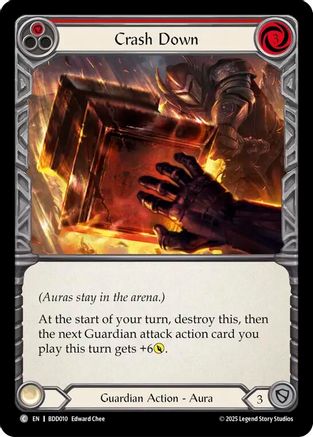 Crash Down (Red) (BDD010) - Welcome Deck: Bravo