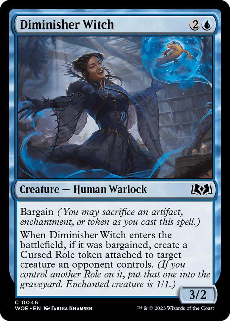 Diminisher Witch (046) Foil - Wilds of Eldraine