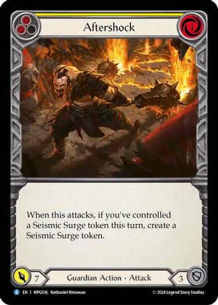 Aftershock (Yellow) (MPG036) - Mastery Pack Guardian