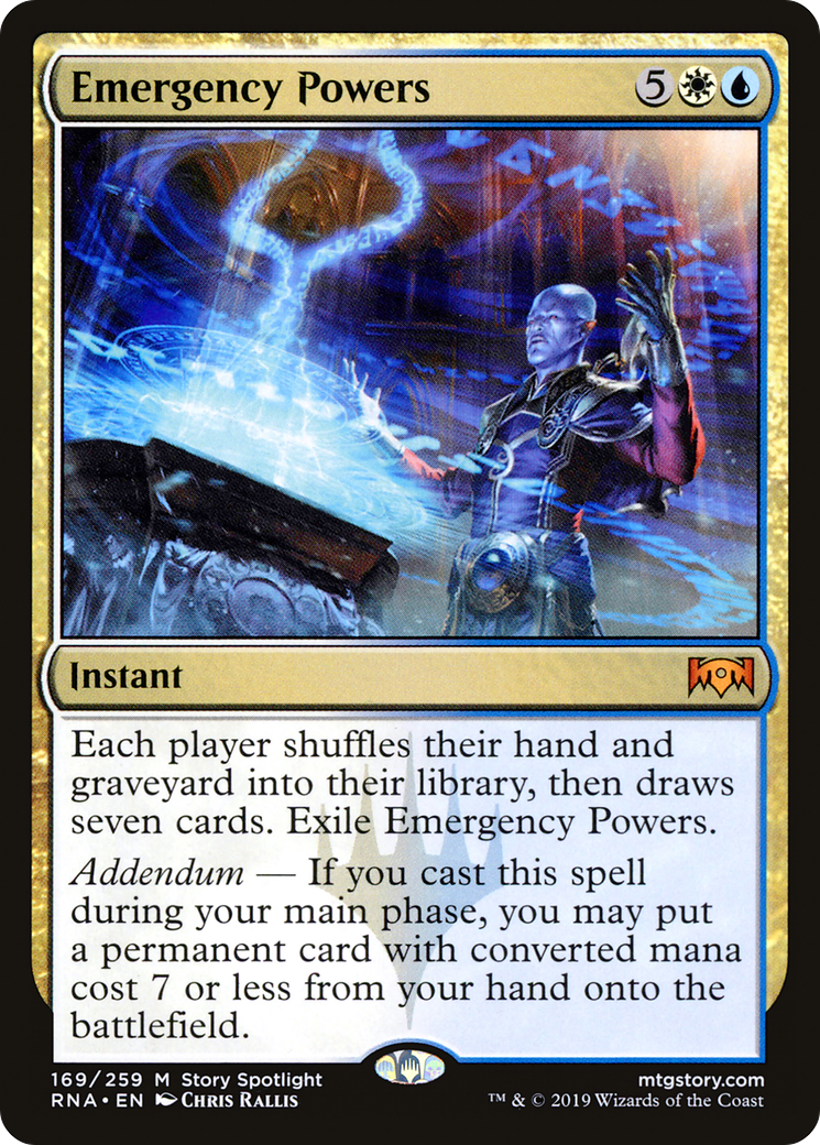 Emergency Powers (169) Foil - Ravnica Allegiance