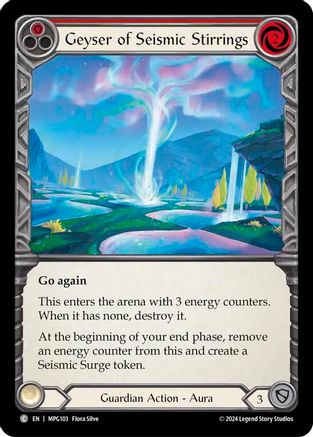 Geyser of Seismic Stirrings (Red) (MPG103) - Mastery Pack Guardian