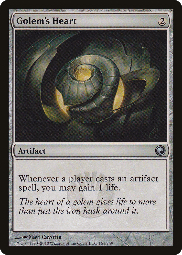 Golem's Heart (161) - Scars of Mirrodin