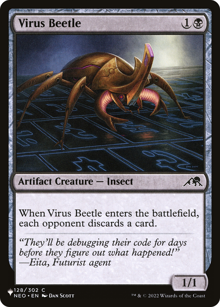 Virus Beetle (NEO-128) - The List