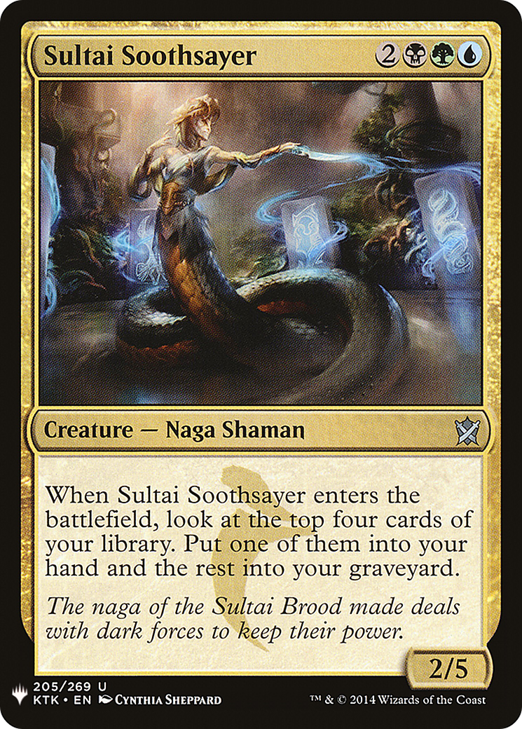 Sultai Soothsayer (KTK-205) - The List