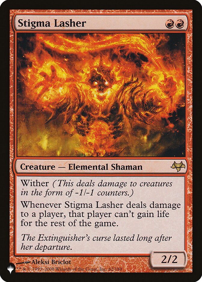 Stigma Lasher (EVE-62) - The List