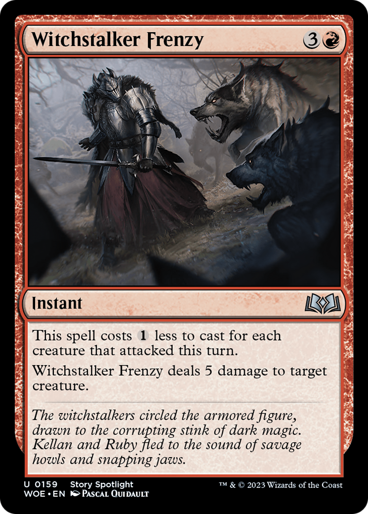 Witchstalker Frenzy (159) - Wilds of Eldraine