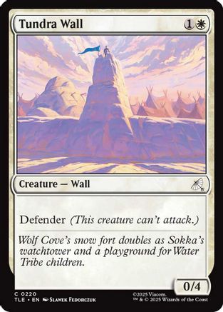 Tundra Wall (220) Foil - Avatar: The Last Airbender: Eternal-Legal