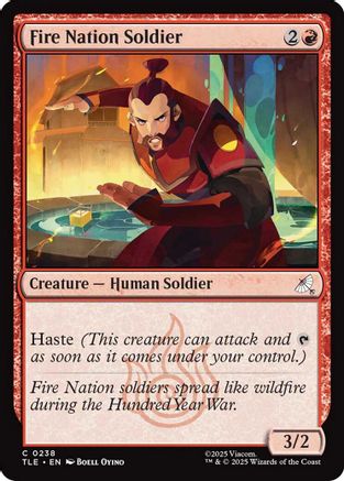 Fire Nation Soldier (238) Foil - Avatar: The Last Airbender: Eternal-Legal