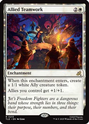 Allied Teamwork (213) Foil - Avatar: The Last Airbender: Eternal-Legal