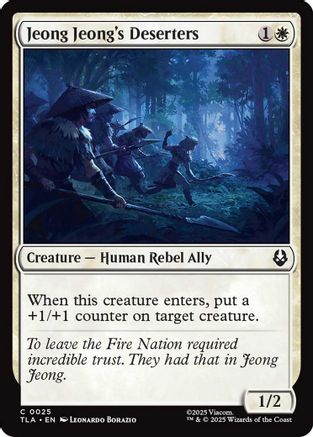 Jeong Jeong's Deserters (025) Foil - Avatar: The Last Airbender