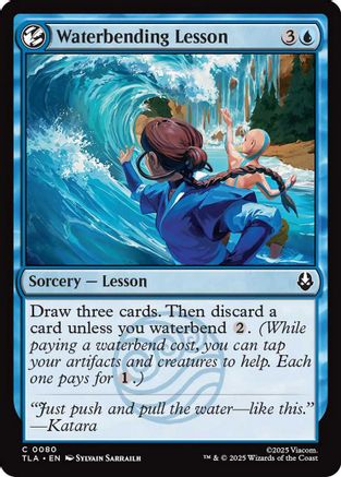 Waterbending Lesson (080) Foil - Avatar: The Last Airbender