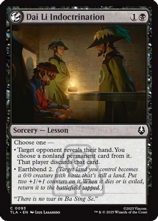 Dai Li Indoctrination (093) Foil - Avatar: The Last Airbender