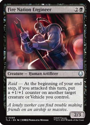 Fire Nation Engineer (099) Foil - Avatar: The Last Airbender