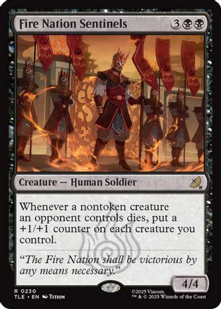 Fire Nation Sentinels (230) Foil - Avatar: The Last Airbender: Eternal-Legal