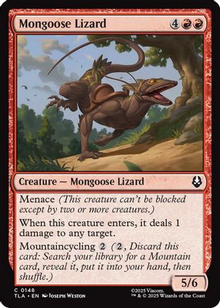Mongoose Lizard (148) Foil - Avatar: The Last Airbender