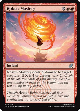 Roku's Mastery (243) Foil - Avatar: The Last Airbender: Eternal-Legal