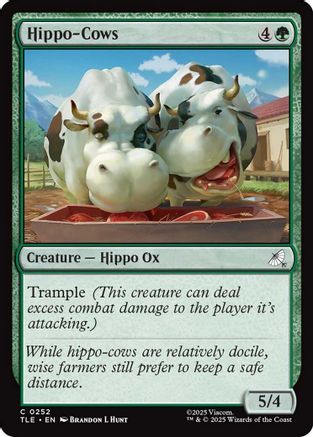 Hippo-Cows (252) Foil - Avatar: The Last Airbender: Eternal-Legal