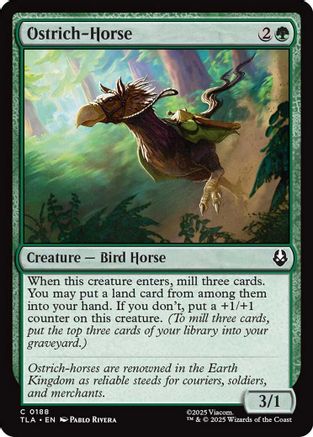 Ostrich-Horse (188) - Avatar: The Last Airbender