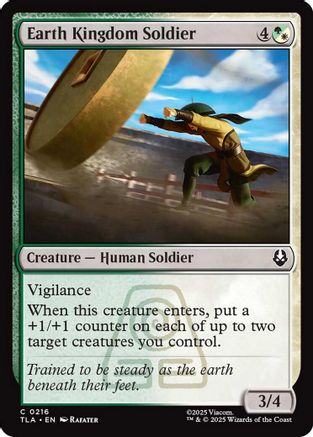 Earth Kingdom Soldier (216) Foil - Avatar: The Last Airbender