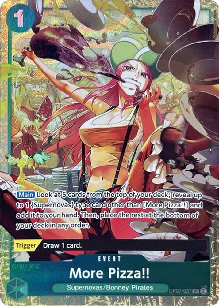 More Pizza!! (Premium Card Collection -Best Selection Vol. 4-) (OP07-037) Foil