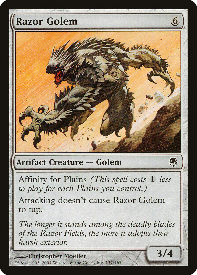 Razor Golem (137) - Darksteel