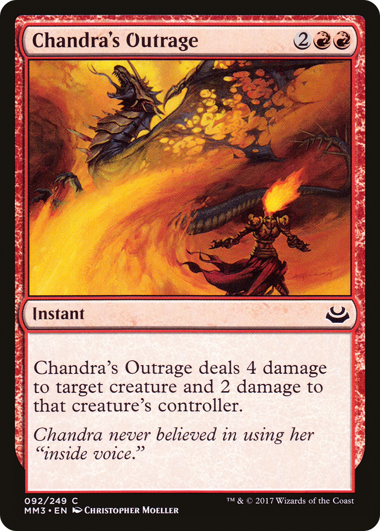 Chandra's Outrage (092) Foil - Modern Masters 2017