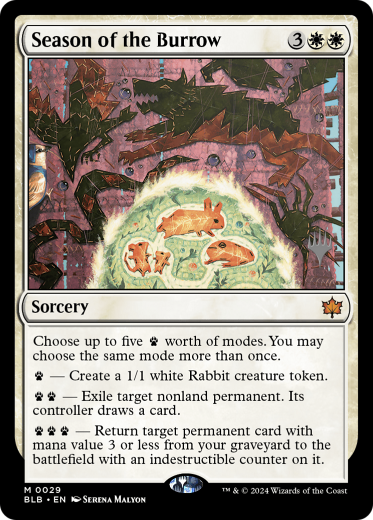 Season of the Burrow (029) Foil - Bloomburrow Promos