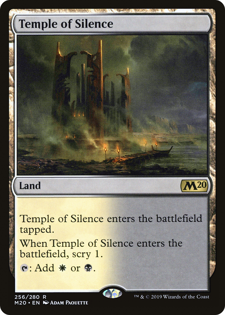 Temple of Silence (256) Foil - Core Set 2020