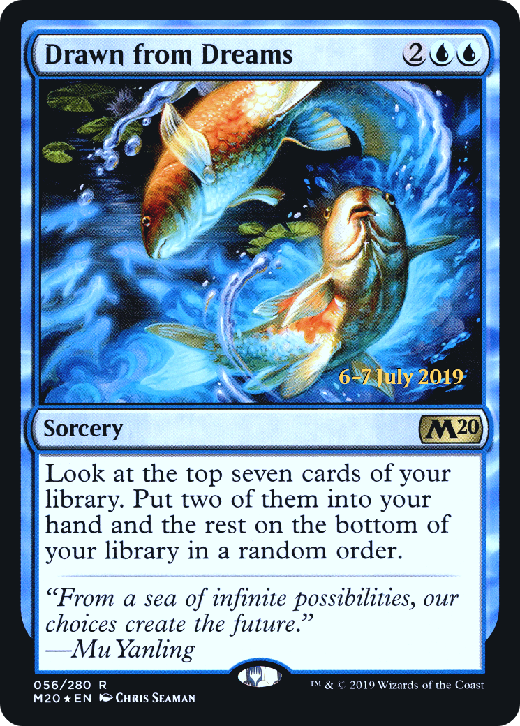 Drawn from Dreams (056) Foil - Core Set 2020 Promos