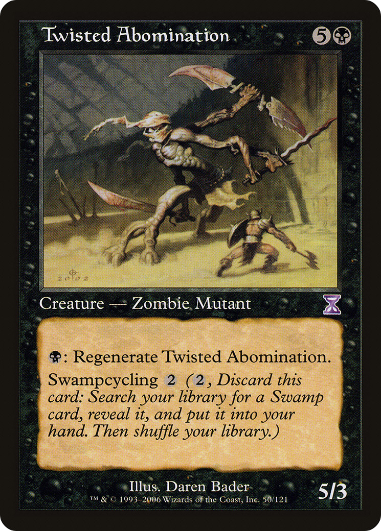 Twisted Abomination (Retro) (050) Foil - Time Spiral Timeshifted
