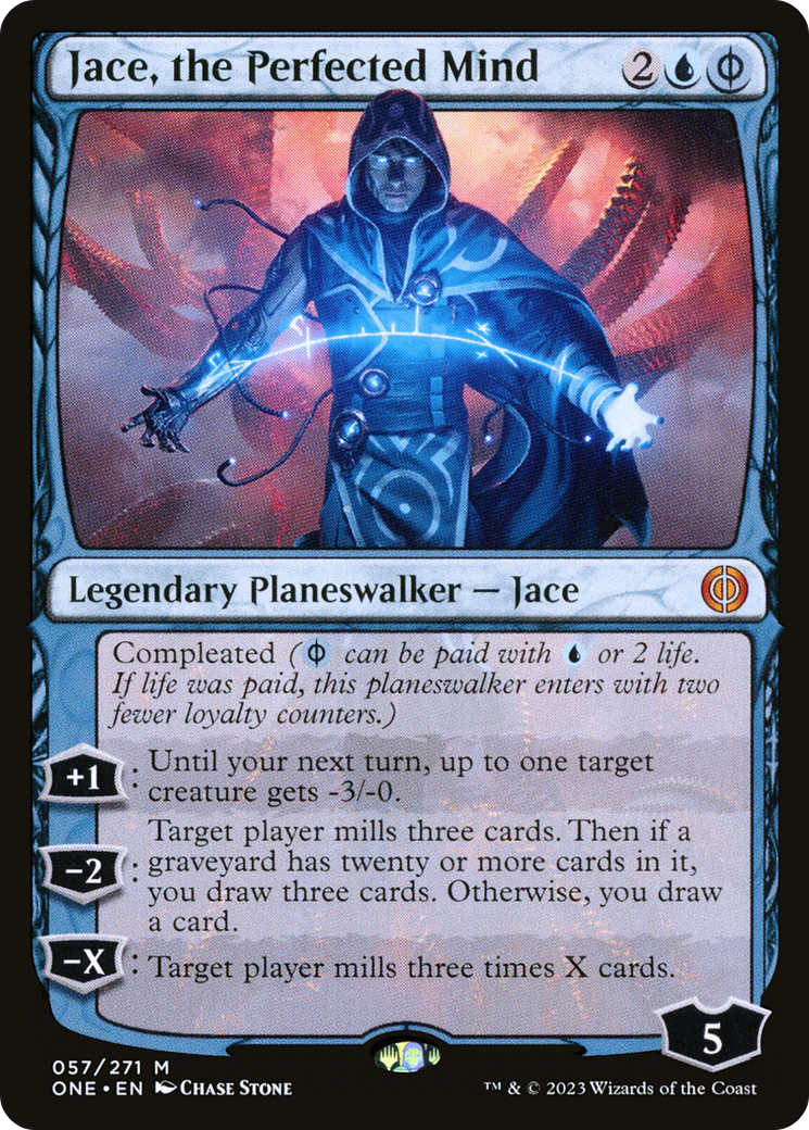 Jace, the Perfected Mind (057) Foil - Phyrexia: All Will Be One