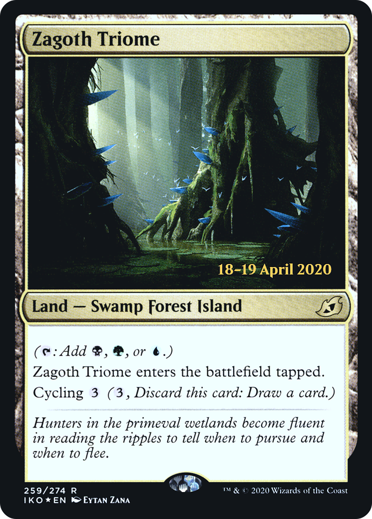 Zagoth Triome (259) Foil - Ikoria: Lair of Behemoths Promos