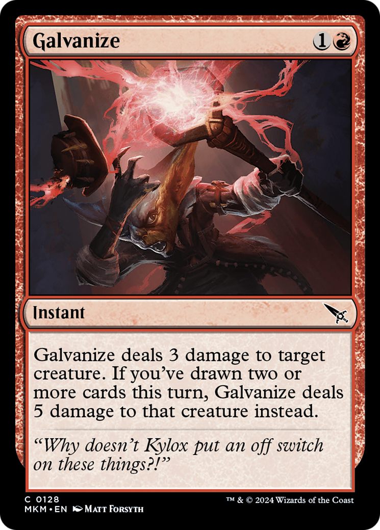 Galvanize (128) Foil - Murders at Karlov Manor