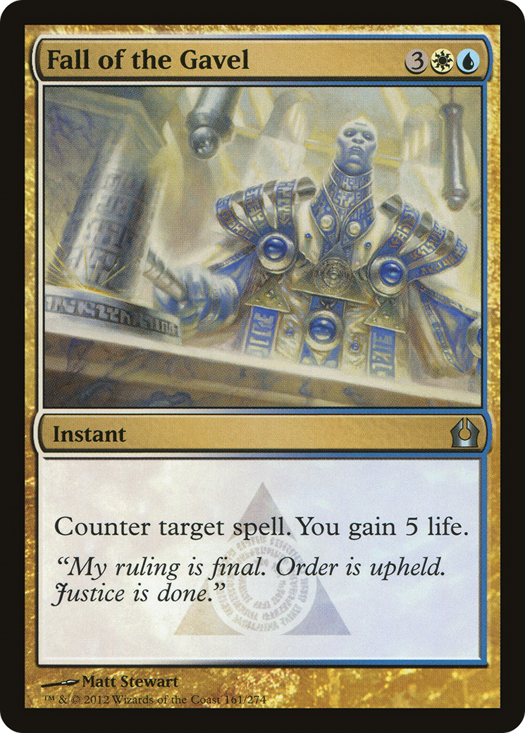 Fall of the Gavel (161) Foil - Return to Ravnica