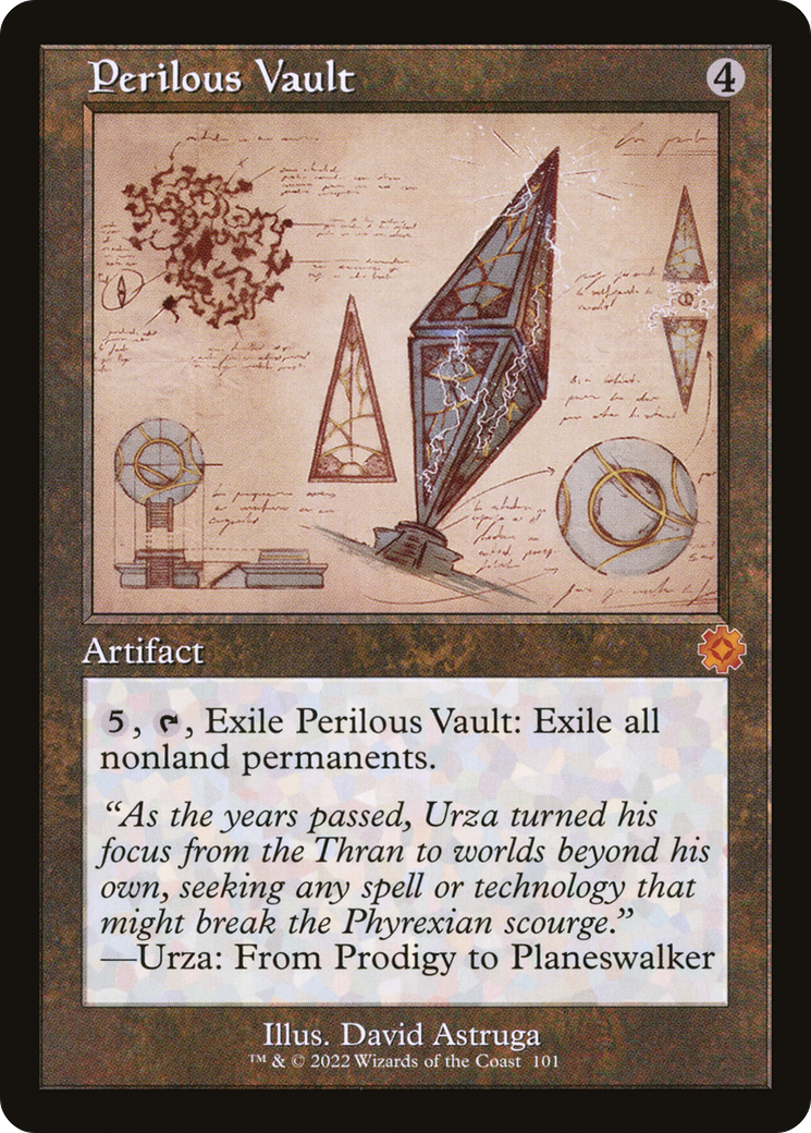 Perilous Vault (Schematic) (Retro) (101) Foil - The Brothers' War Retro Artifacts