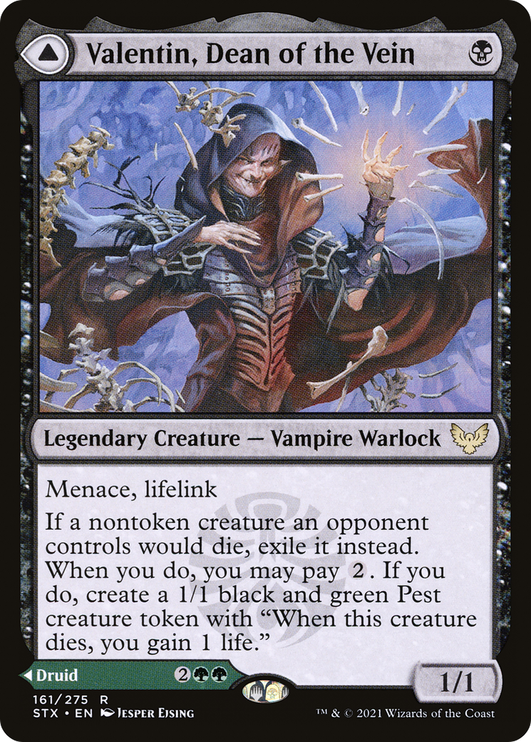 Valentin, Dean of the Vein (161) Foil - Strixhaven: School of Mages