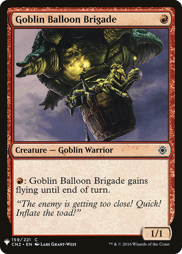 Goblin Balloon Brigade (CN2-159) - The List