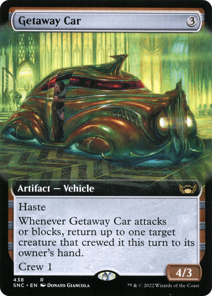 Getaway Car (Extended Art) (438) Foil - Streets of New Capenna