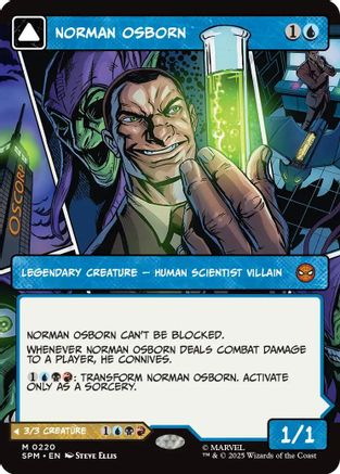 Norman Osborn (Borderless) (220) Foil - Marvel's Spider-Man