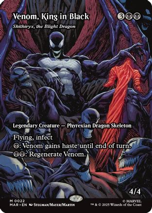 Venom, King in Black – Skithiryx, the Blight Dragon (022) Foil - Marvel Universe