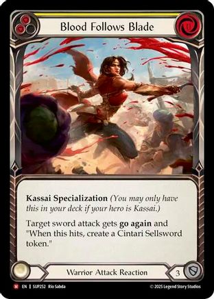 Blood Follows Blade (SUP252) - Super Slam